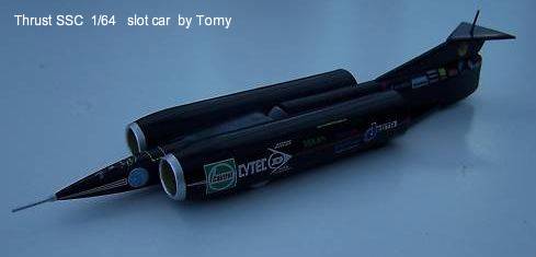 ミニカー RIGBY'S LSR MODELS THRUST SSC 1/43 1/43rd scale Thrust SSC by Rigby's LSR Models: model car